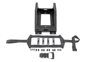 Nissan Frontier Bed Mount Spare Tire Carrier - Rough Country - Powder-Coated Black - '12-'23